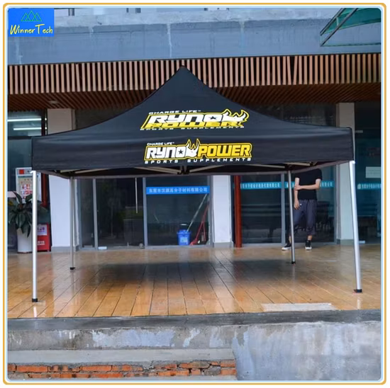 Tenda pubblicitaria a baldacchino per tenda pieghevole per gazebo pieghevole per esposizione pop-up di varie dimensioni per fiera di eventi W00007