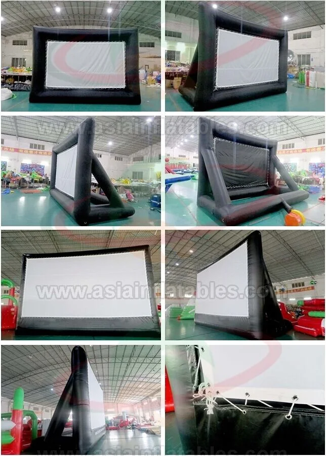 Popular Air Screen Inflatable Projector Screens, Attracting Outdoor Inflatable Movie Screen