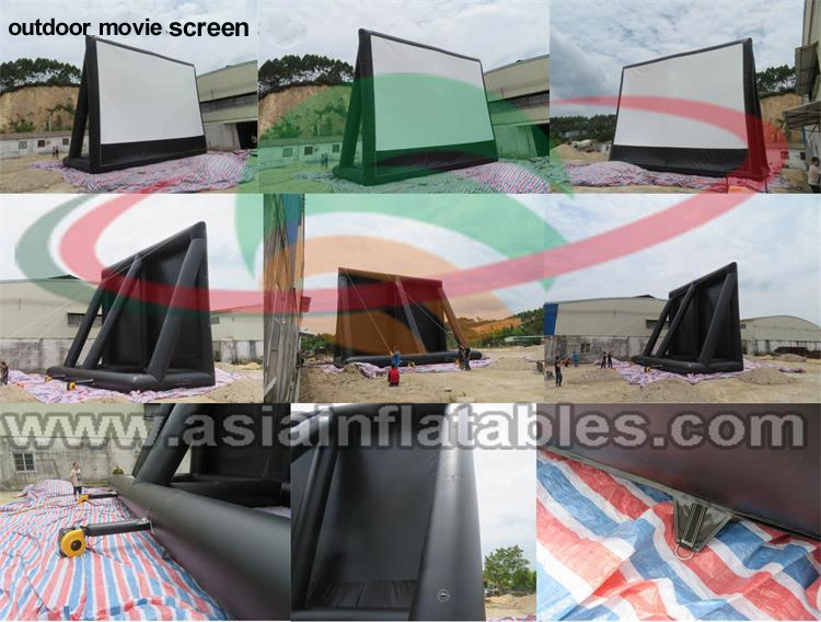 Blow up 40FT Instant Cinema TV Projector Outdoor Air Inflatable Movie Screen