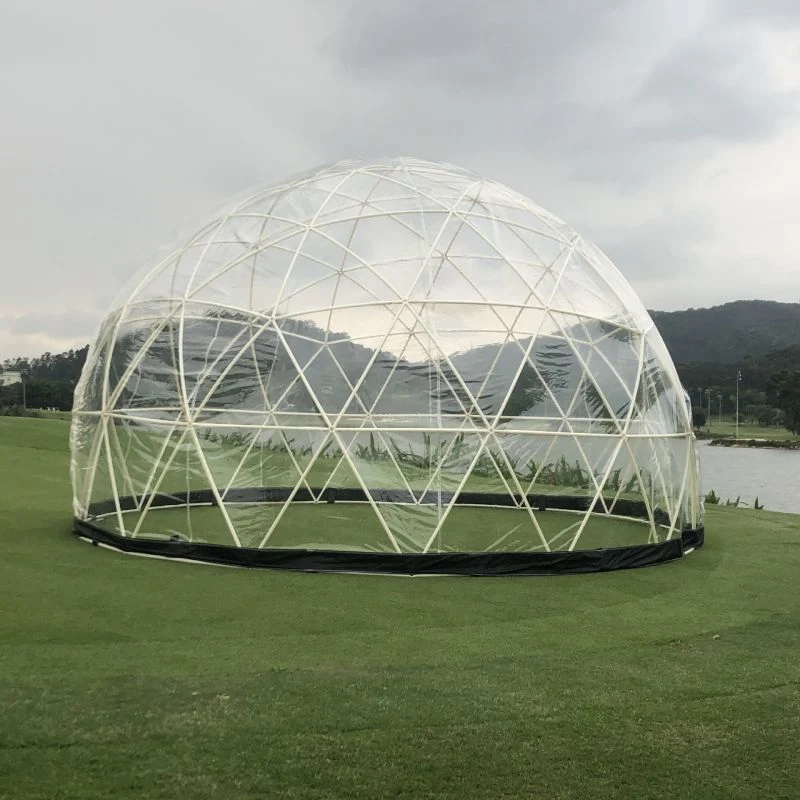 Outdoor 4m 5m 6m 8m 10m Diameter PVC Luxury Dome Tent Outdoor Hotel Camping Igloo Dome Houses Inflatable Clear Dome Tent for Event and Exhibitons