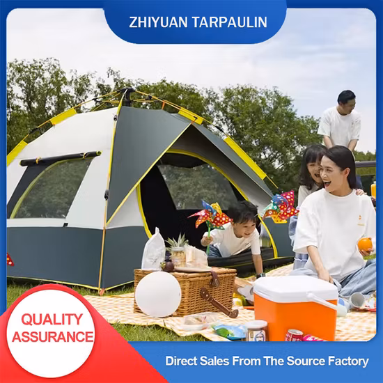Instant Pop up Camping Tent 2-3 Person Automatic Hydraulic Water Resistant Double Layer Tent for Outdoor