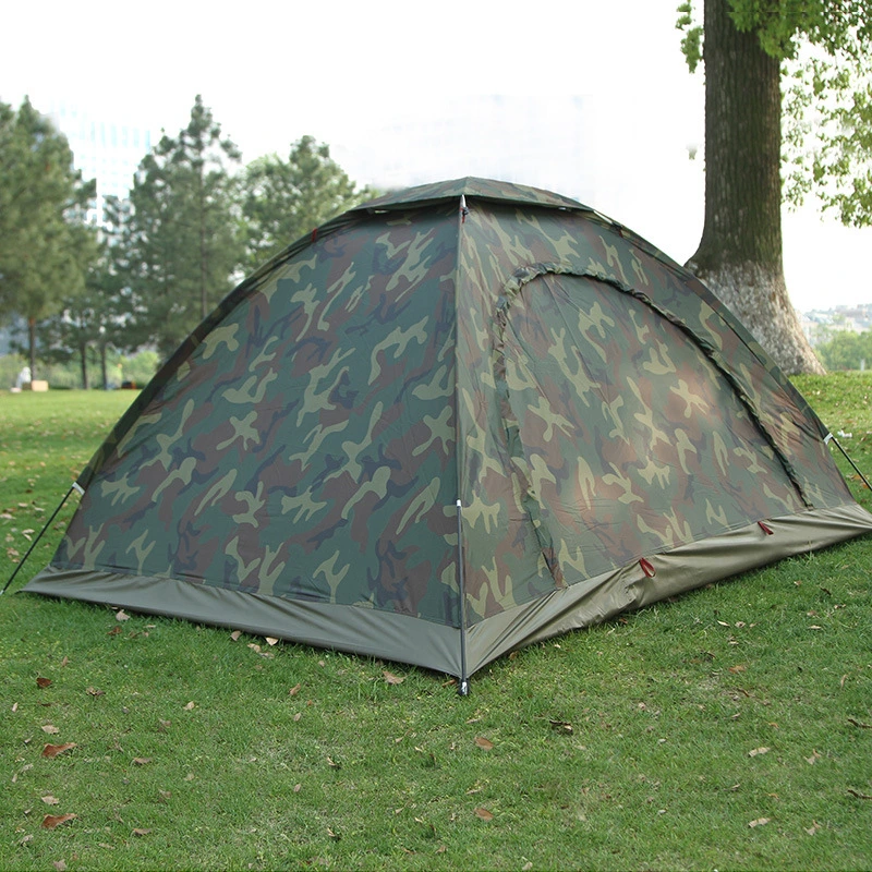 1-2 Persons Outdoor Beach Shelter Sun Shade Instant Camping Tent Camouflage Tent Couples Leisure Tent