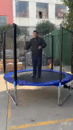 Trampolino da esterno rotondo di alta qualità da 10 piedi di Nanjian con recinzione