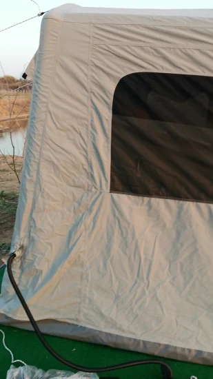 Grande porta in rete per emergenza, installazione e imballaggio istantanei, tenda gonfiabile per campeggio all'aperto