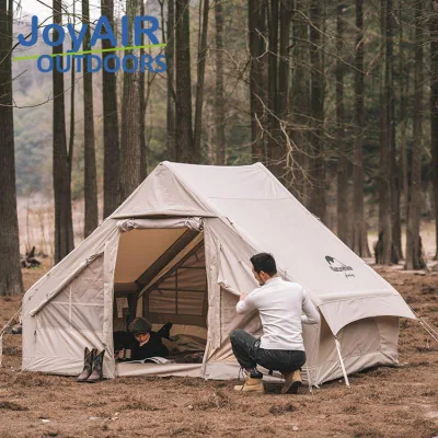 Casa gonfiabile da campeggio per famiglie impermeabile di alta qualità, tenda glamping con palo dell'aria, campeggio gonfiabile all'aperto