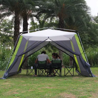 Ombrellone da spiaggia portatile per tenda da spiaggia pop-up per 4-8 persone per il campeggio