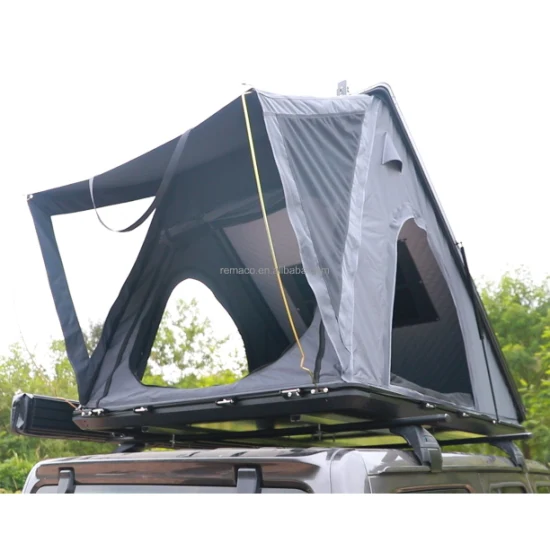 Tenda da campeggio con tetto rigido a triangolo in alluminio