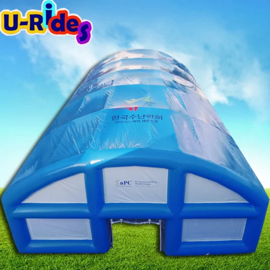 Tenda gonfiabile personalizzata OEM a tenuta d'aria per l'uso su campi da tennis, basket e sportivi